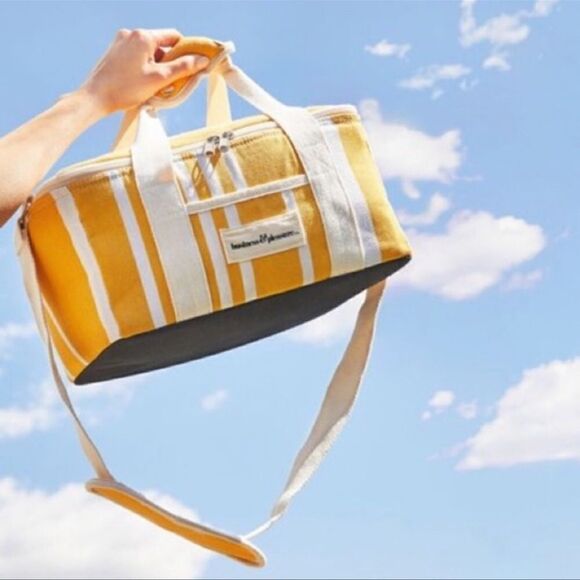 Business and Pleasure /The Holiday Cooler Bag – yellow stripe – new with tags - Picture 2 of 3